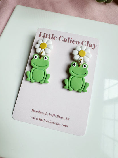 Daisy Frog Dangles