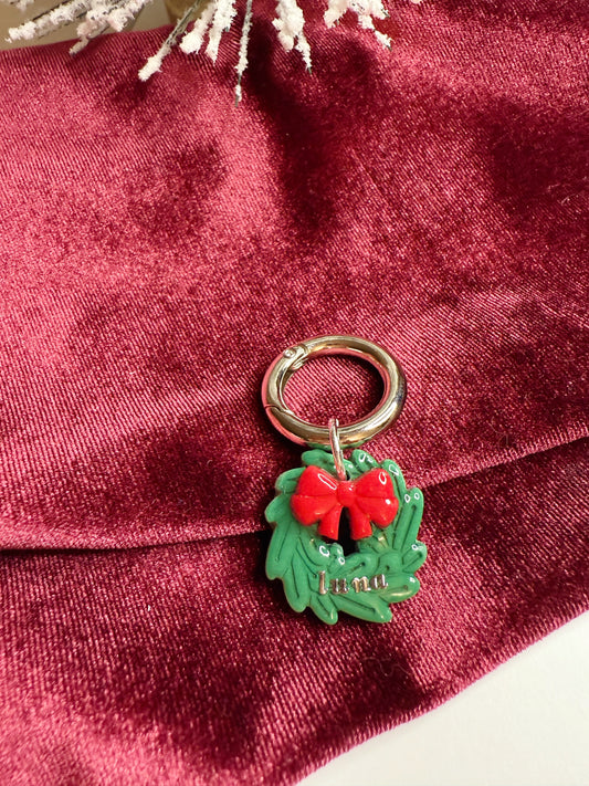 Wreath Pet Tag