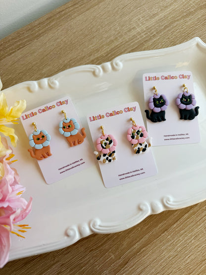 Flower Cat Dangles