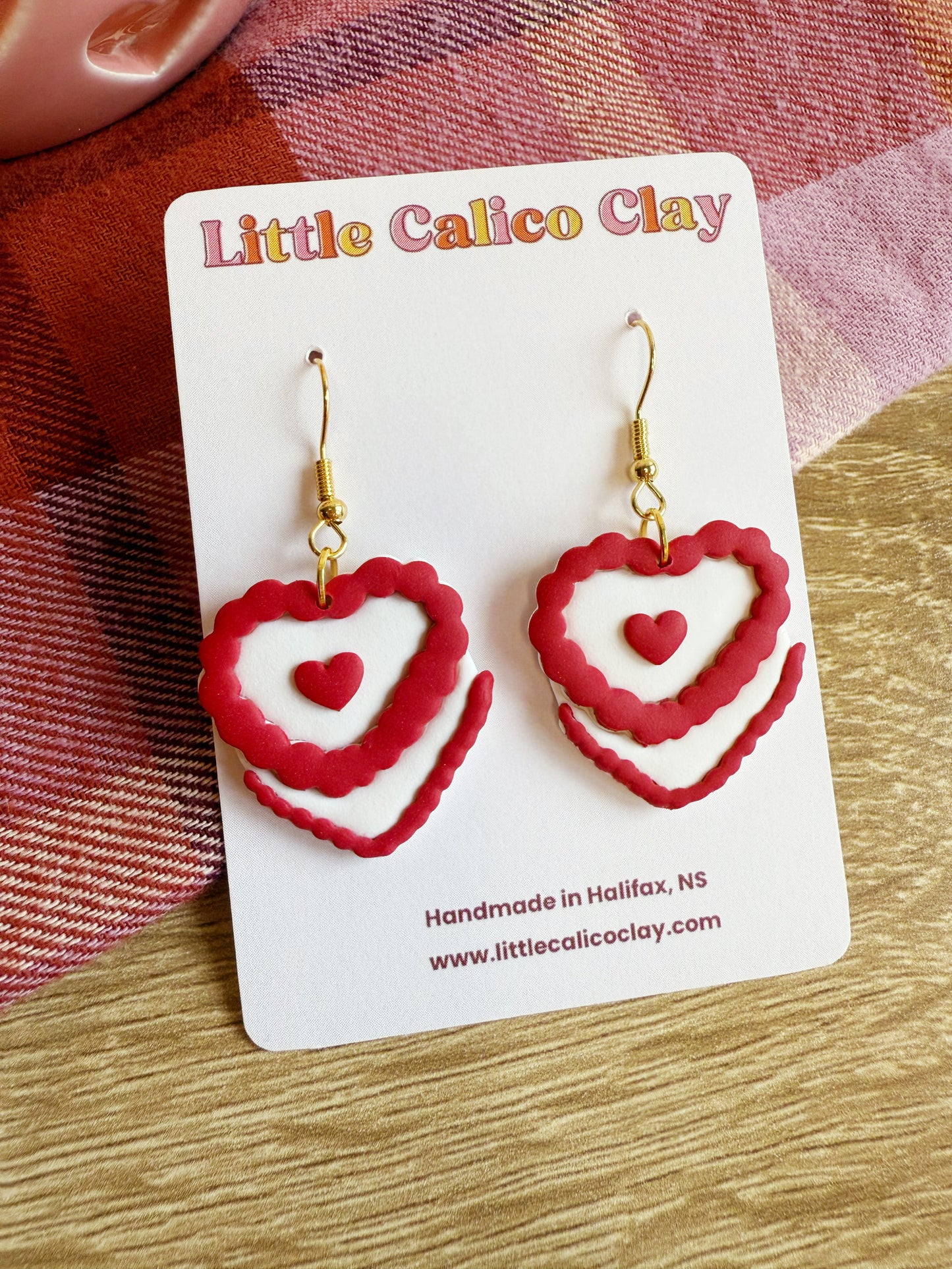 Heart Cake Dangles