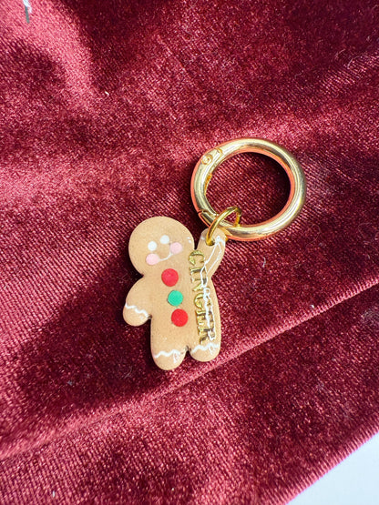 Gingerbread Man Pet Tag