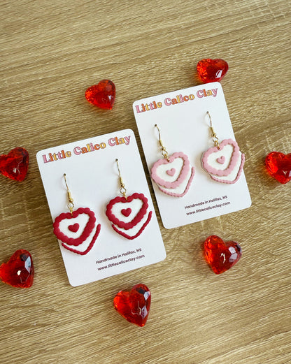 Heart Cake Dangles