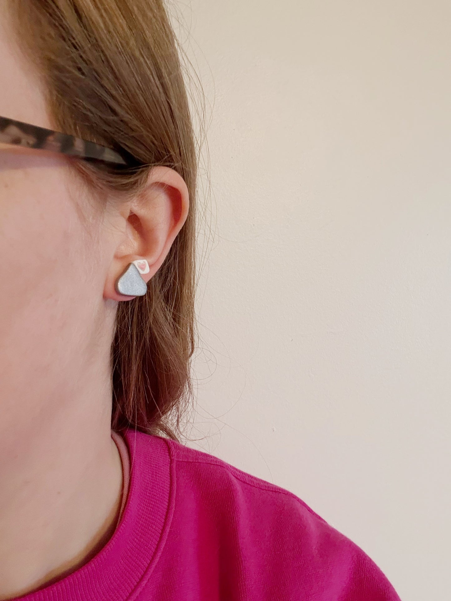 Chocolate Kiss Studs