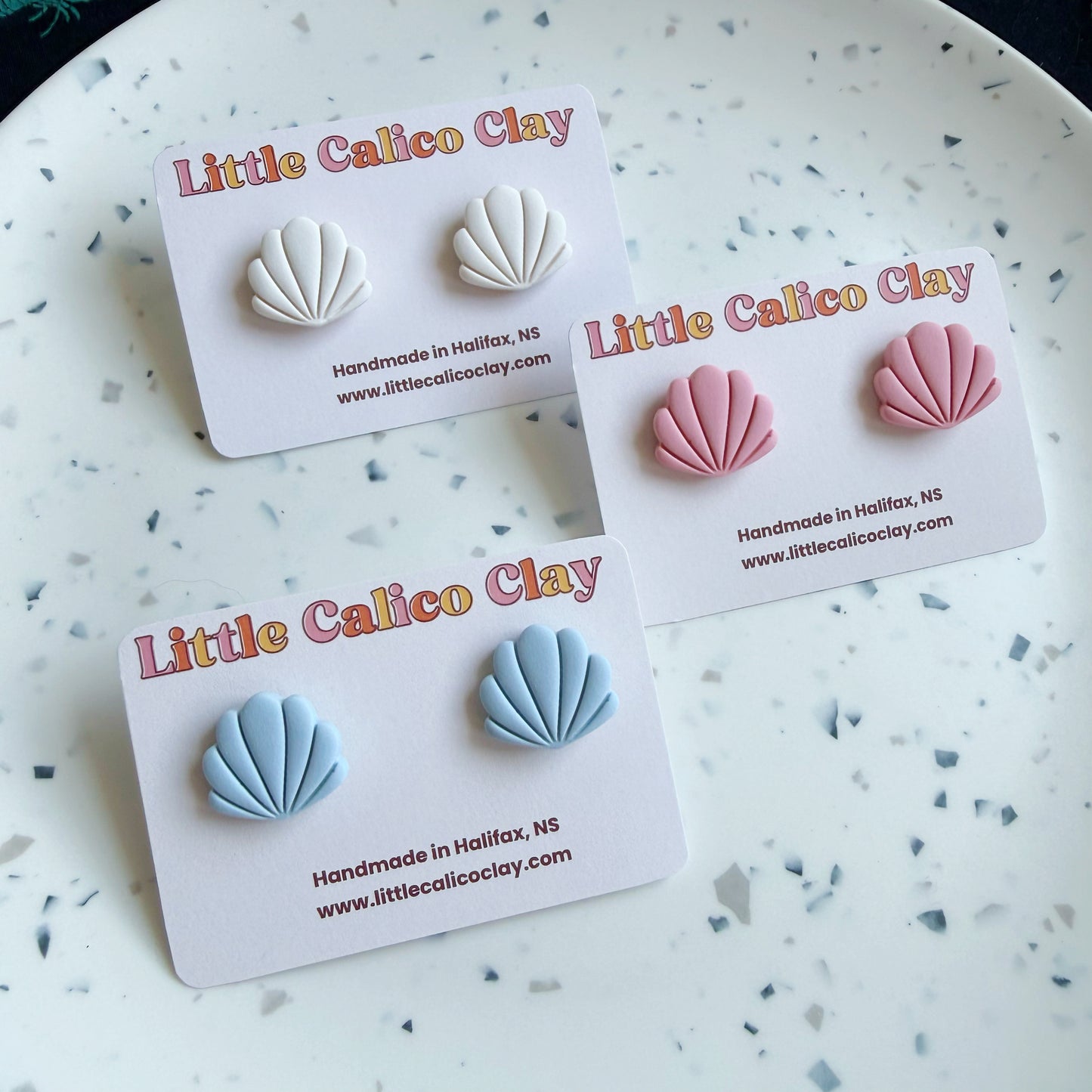 Seashell Studs