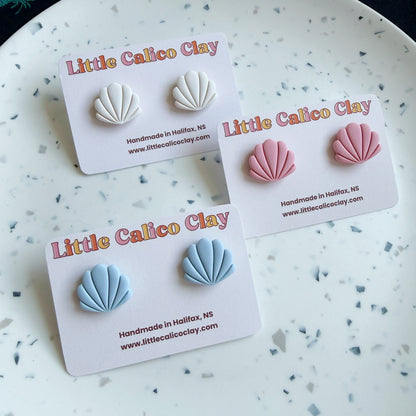 Seashell Studs