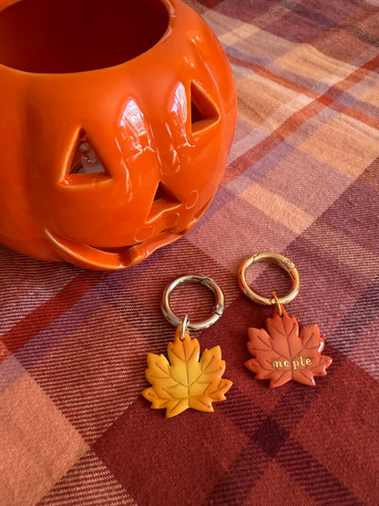 Maple Leaf Pet Tag