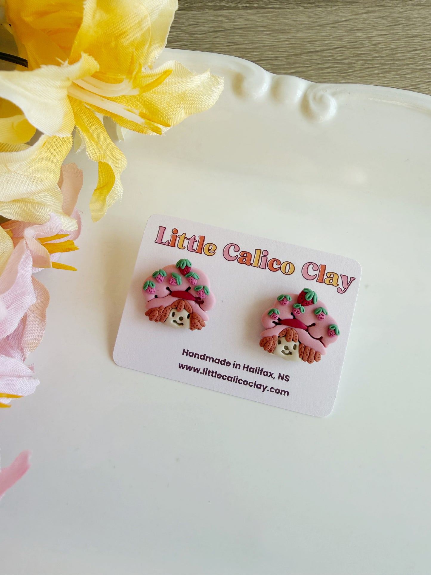 Strawberry Shortcake Studs