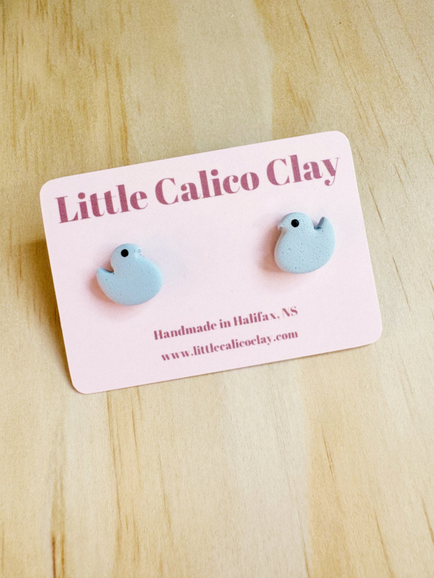 Marshmallow Chick Studs