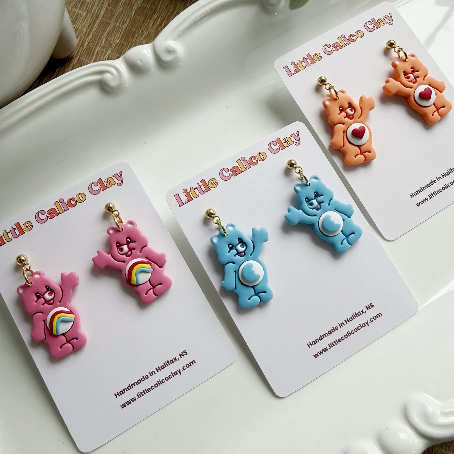 Caring Bear Dangles