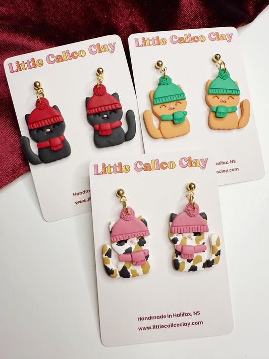 Winter Kitty Dangles