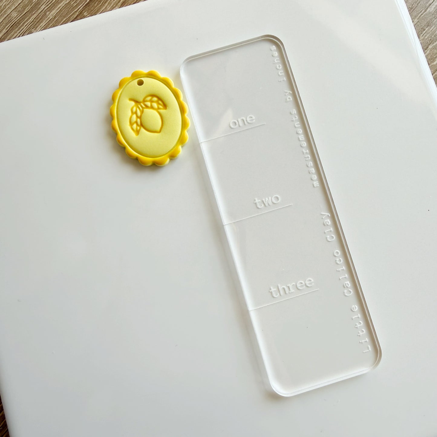 Monochrome Lemon Pet Tag