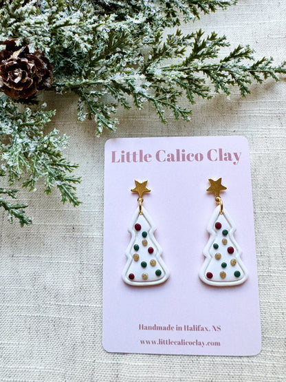 White Christmas Tree Dangles