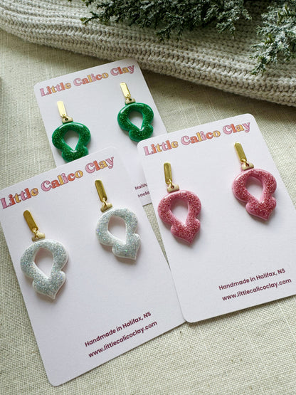 Glitter Ornament Dangles