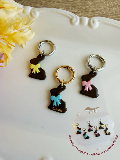 Chocolate Bunny Pet Tag