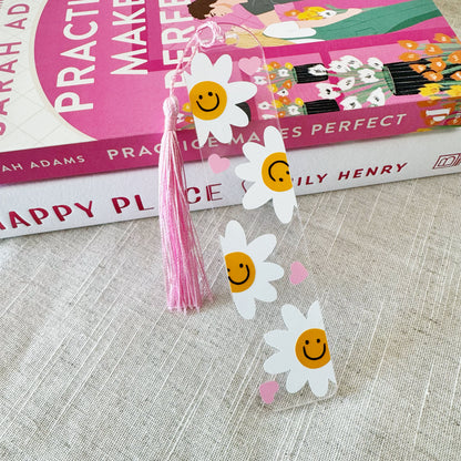 Happy Daisy Acrylic Bookmark