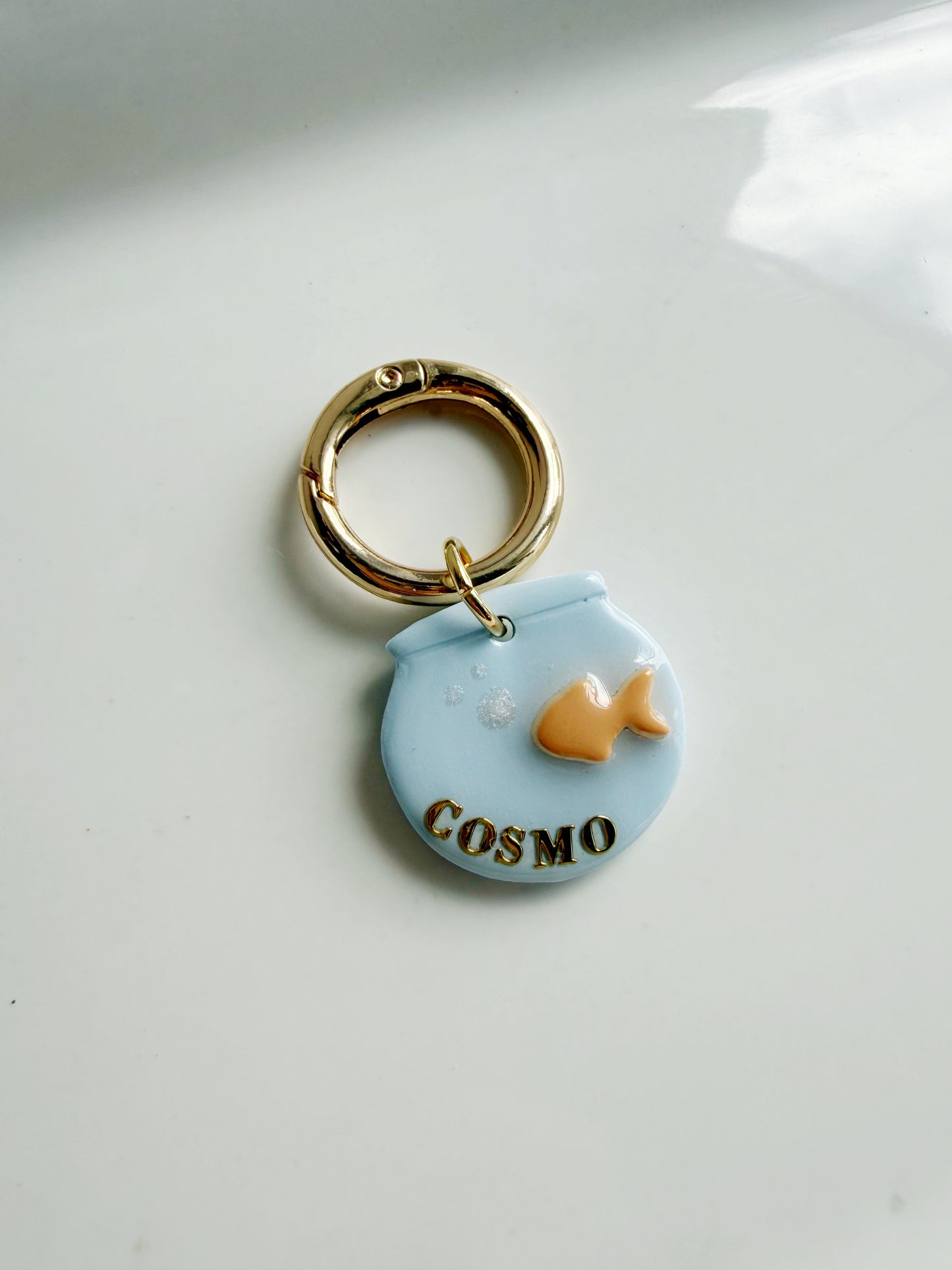 Fishbowl Pet Tag