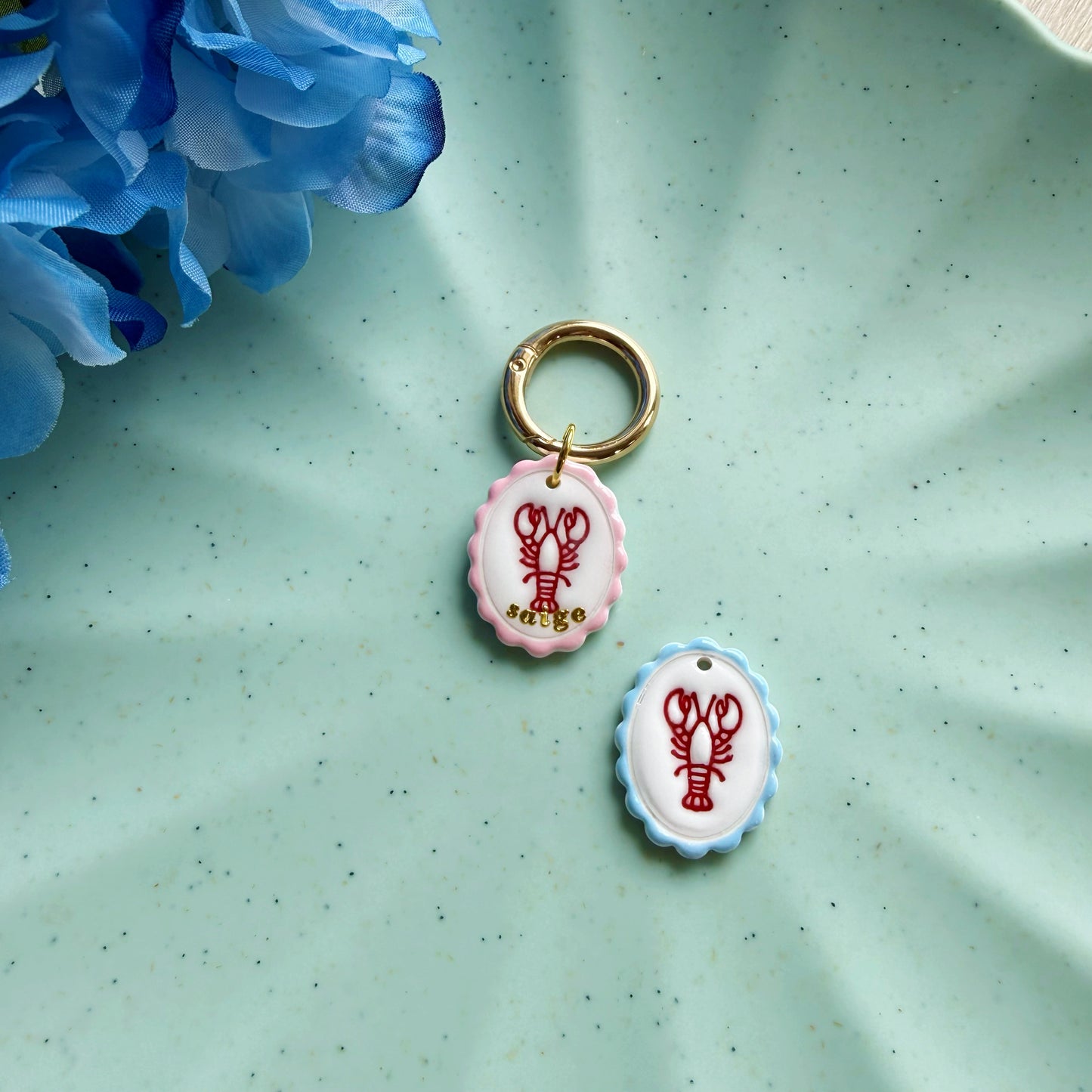 Red Lobster Pet Tag
