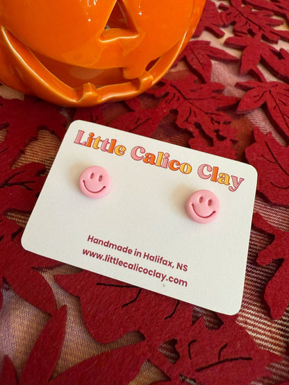 Happy Face Studs