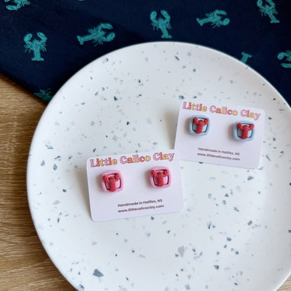 Lobster Bordered Studs