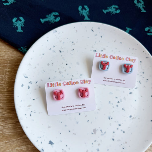 Lobster Bordered Studs