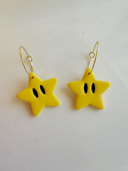 Mushroom and Star Hoops