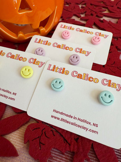 Happy Face Studs