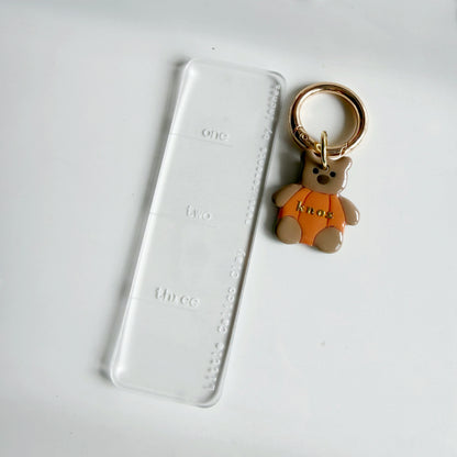 Pumpkin Bear Pet Tag