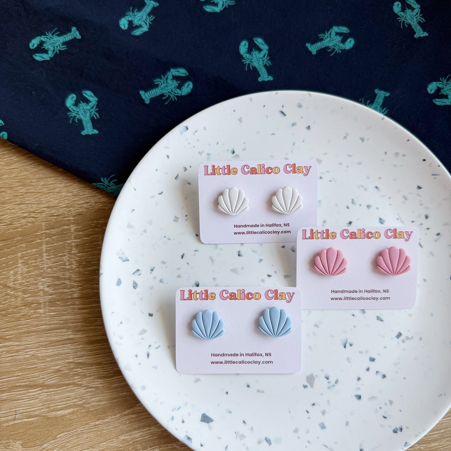 Seashell Studs