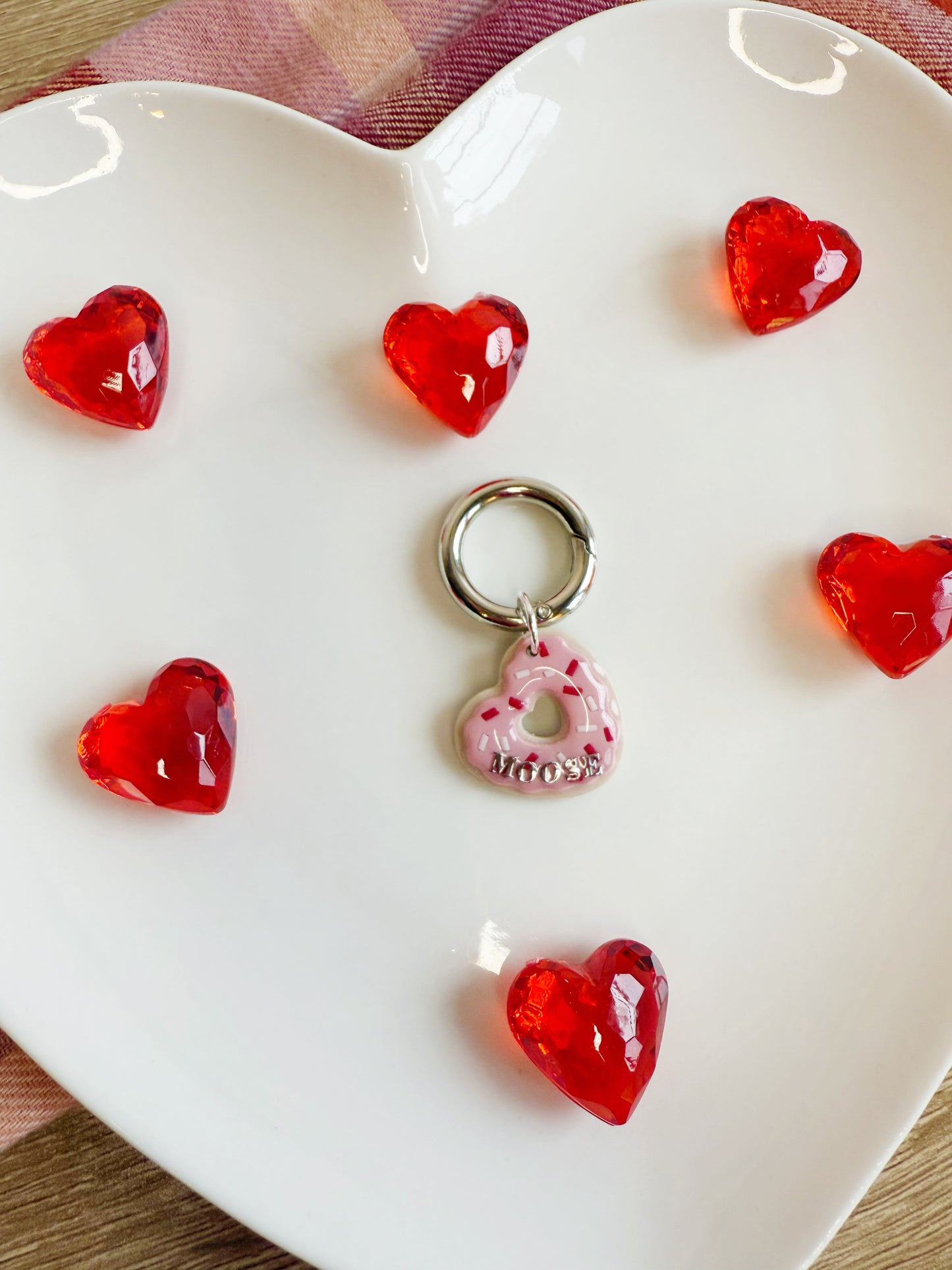 Heart Donut Pet Tag