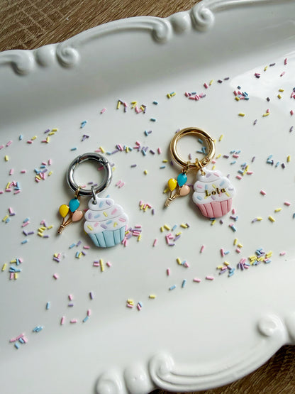 Birthday Cupcake Pet Tag