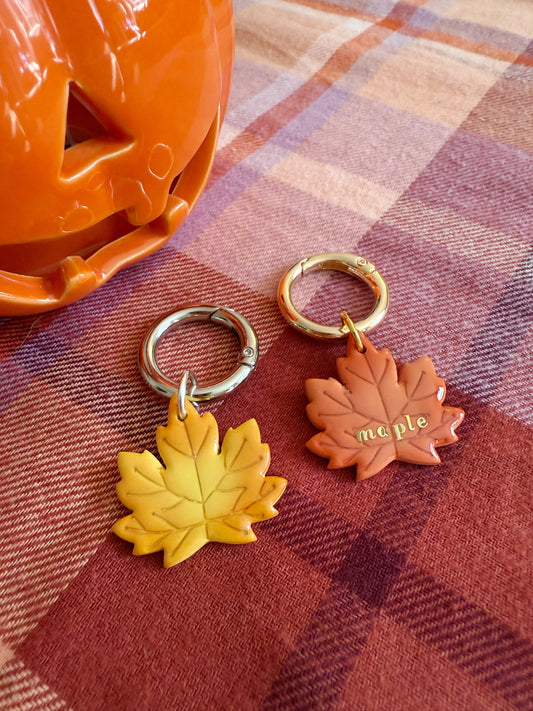 Maple Leaf Pet Tag