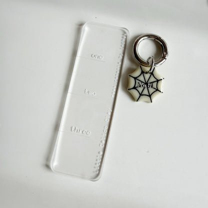 Spider Web Pet Tag
