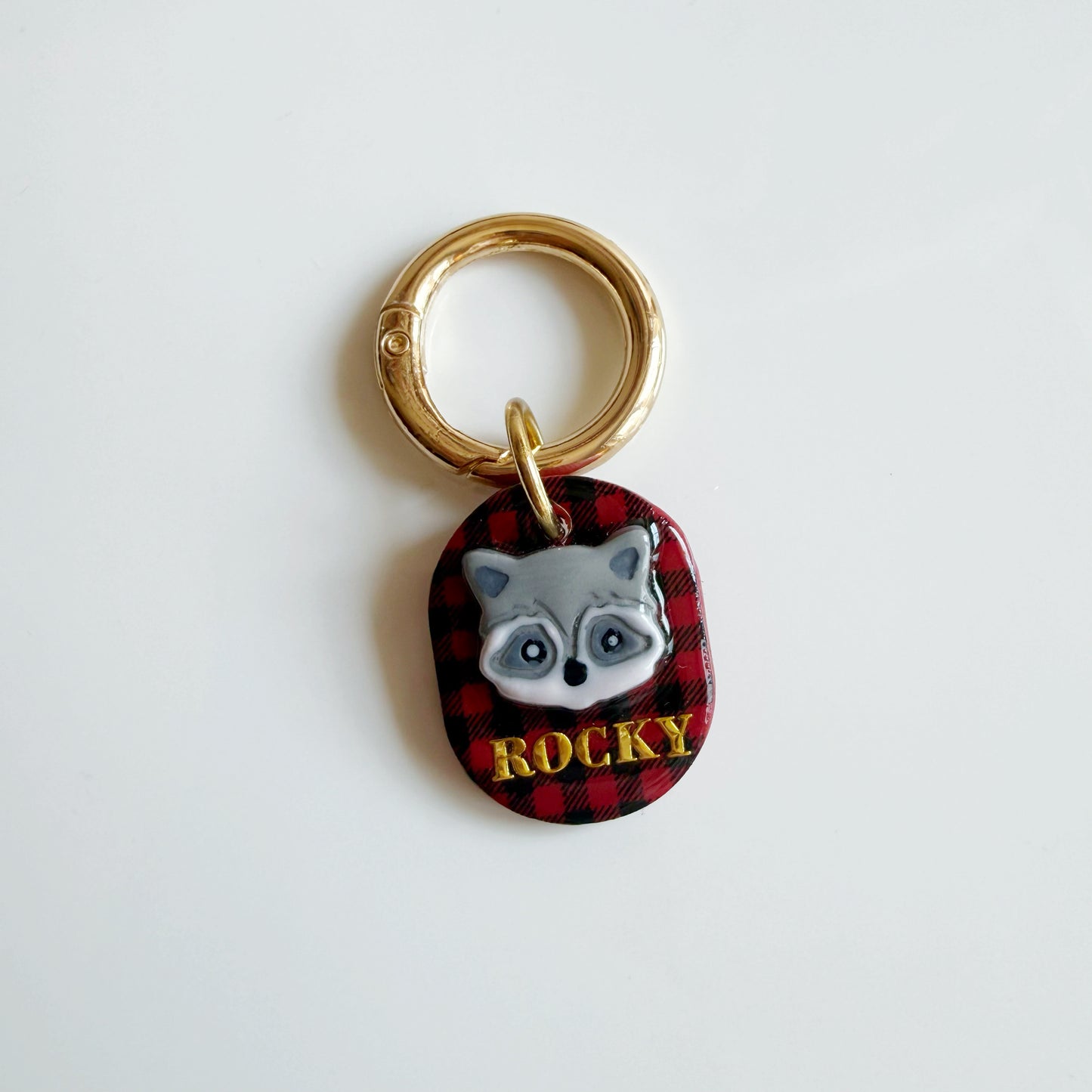 Raccoon Pet Tag