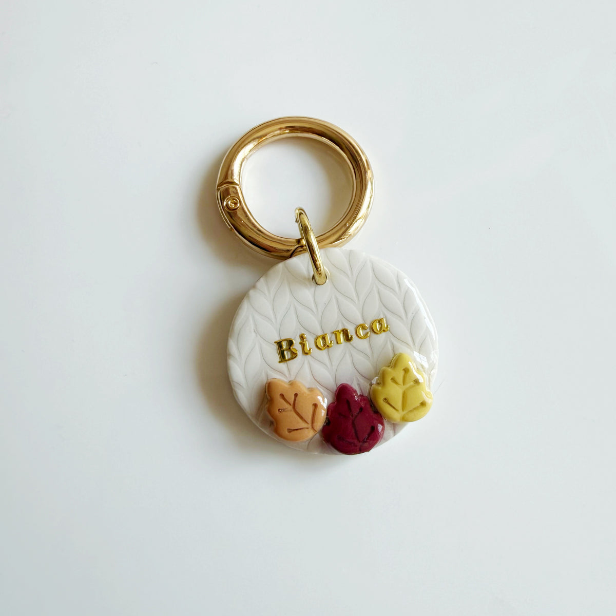 Triple Leaf Pet Tag