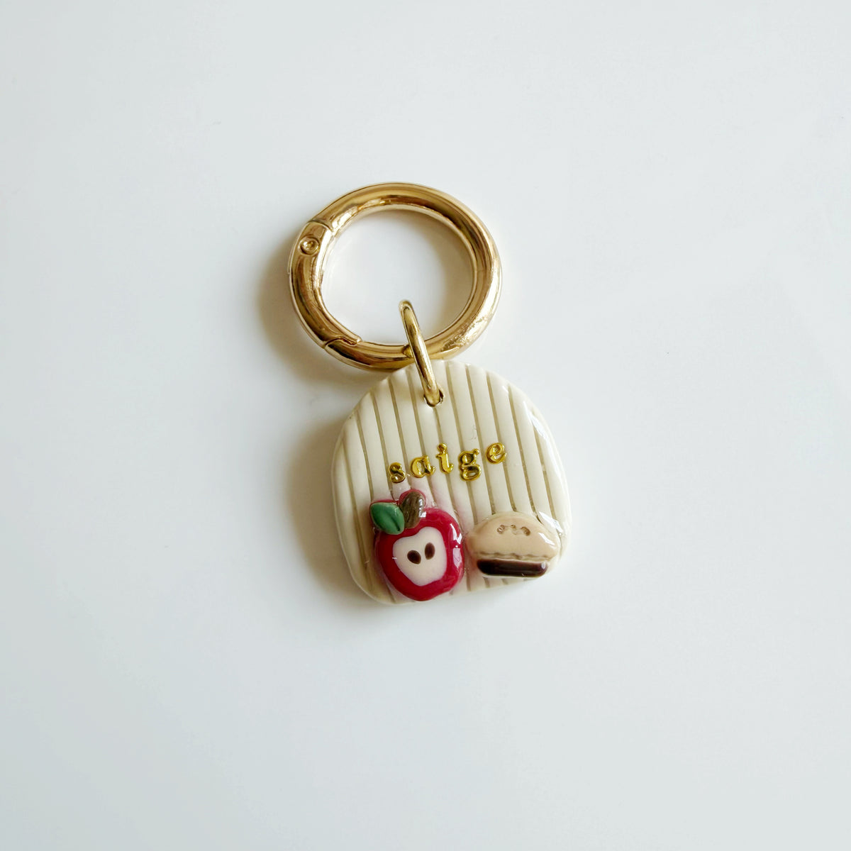 Apple Pie Pet Tag