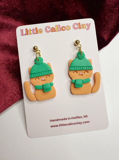 Winter Kitty Dangles