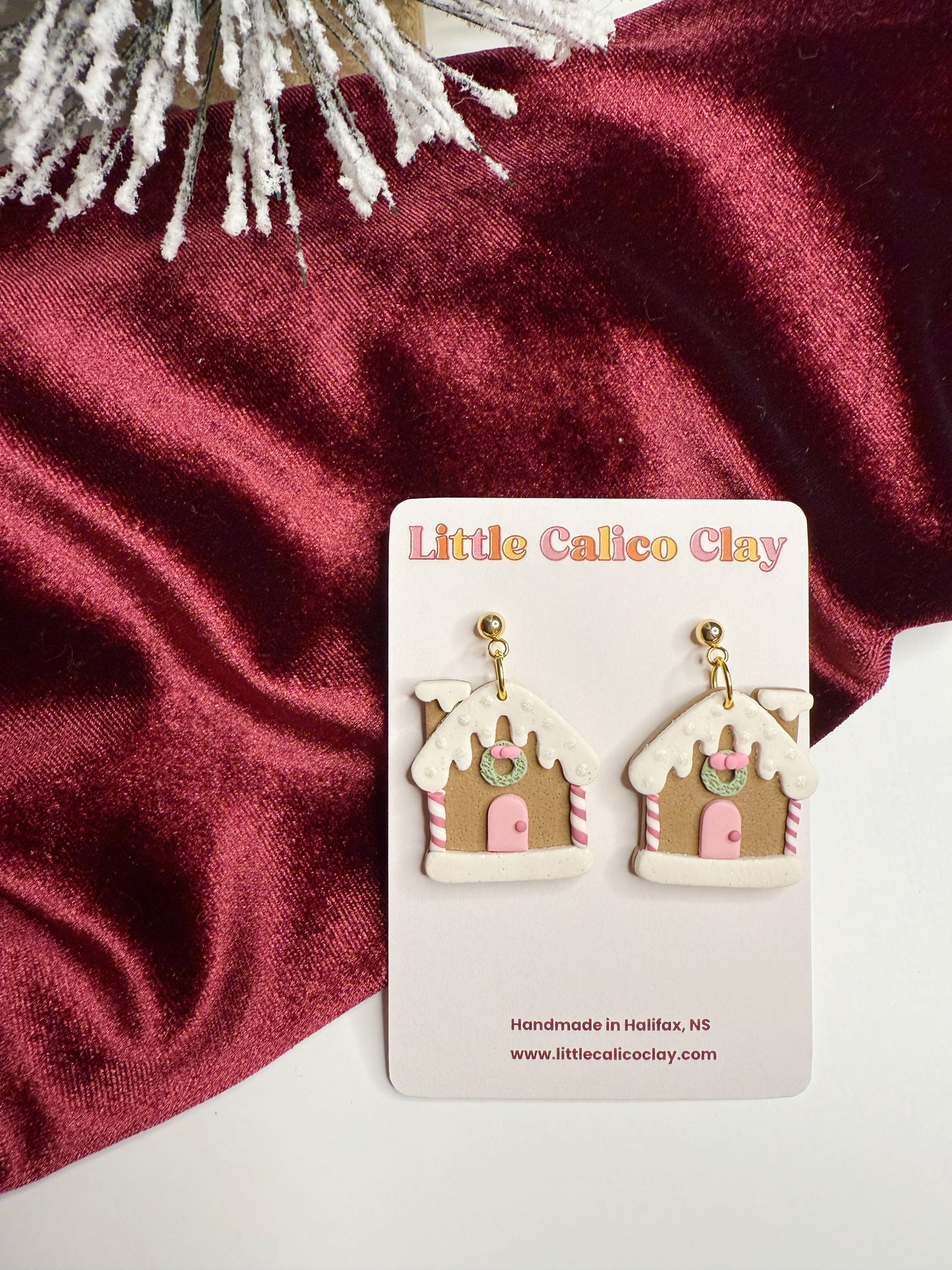 Gingerbread House Dangles