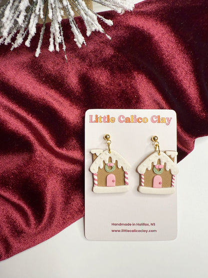 Gingerbread House Dangles