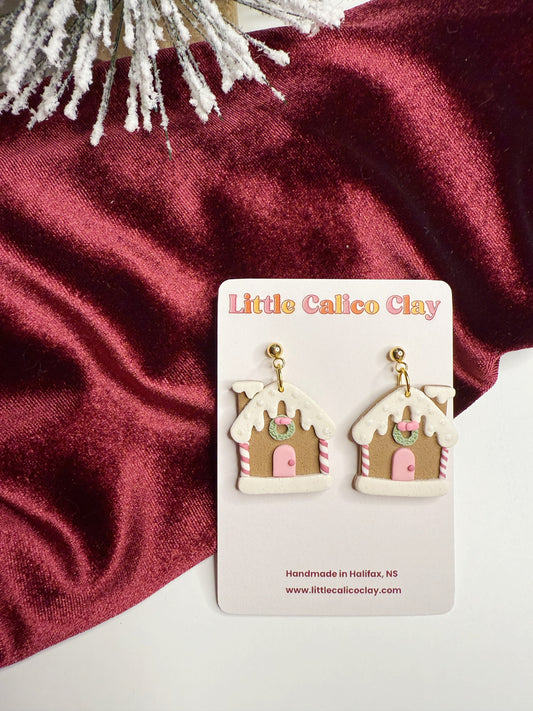 Gingerbread House Dangles