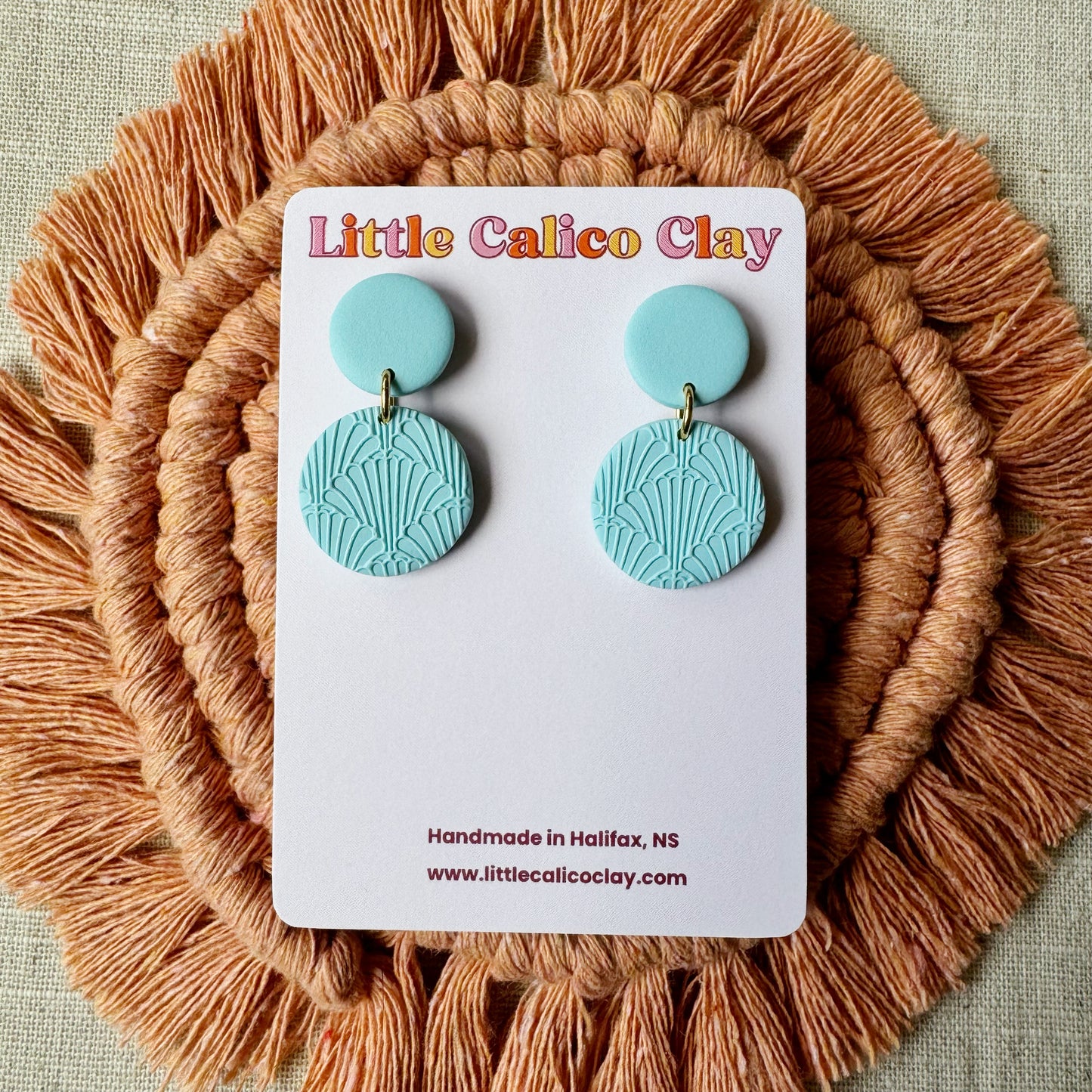 Seashell Circle Mini Dangles