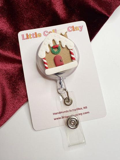 Gingerbread House Badge Reel