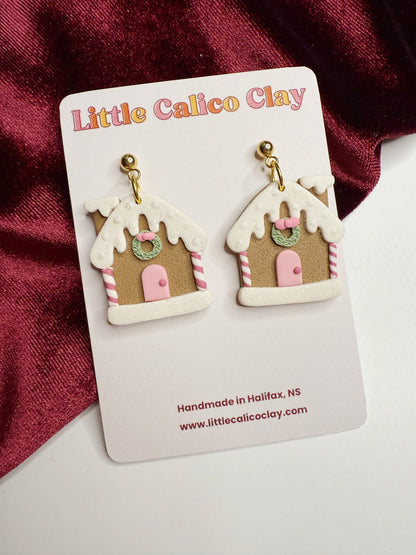 Gingerbread House Dangles