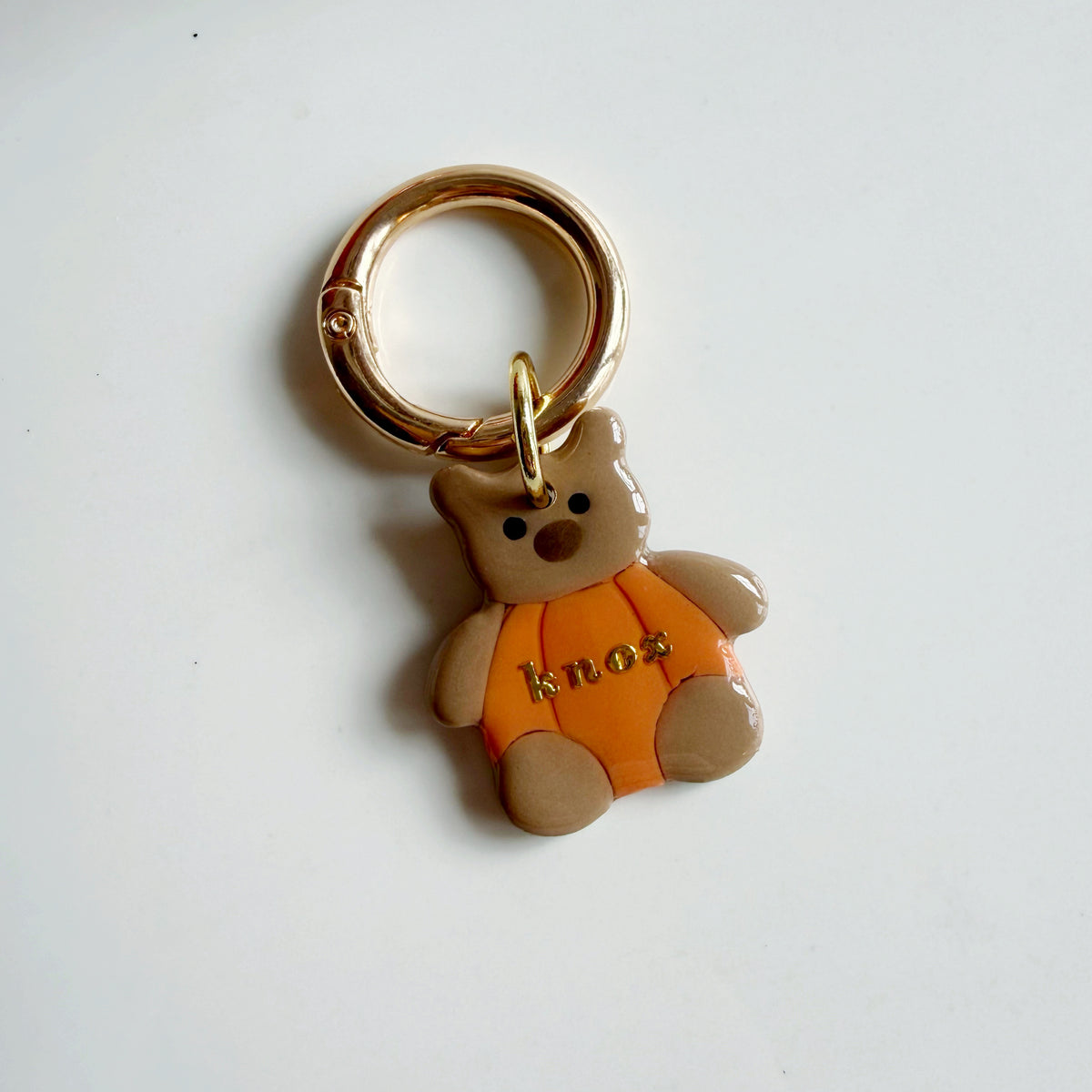 Pumpkin Bear Pet Tag