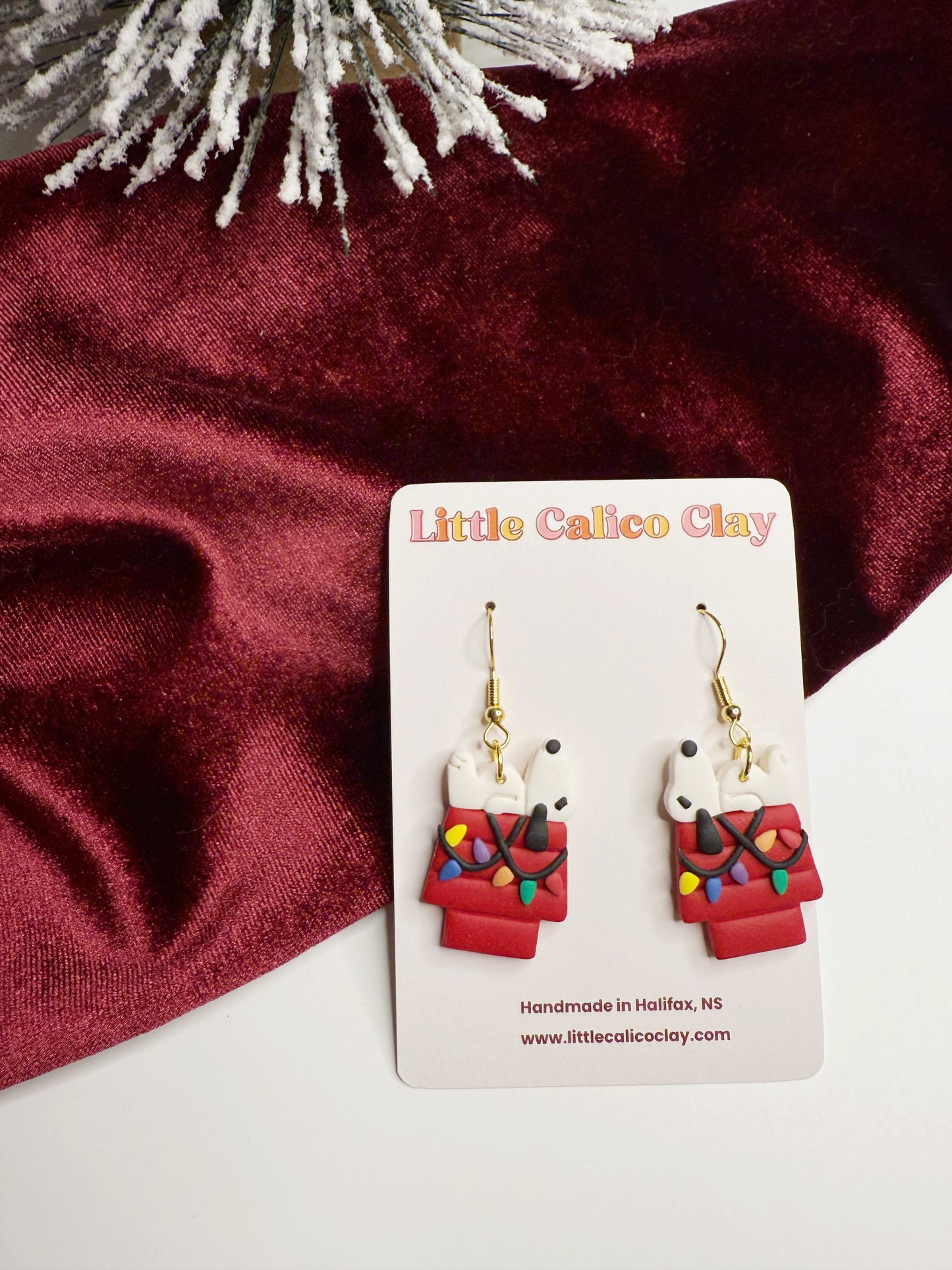 Christmas Beagle Dangles