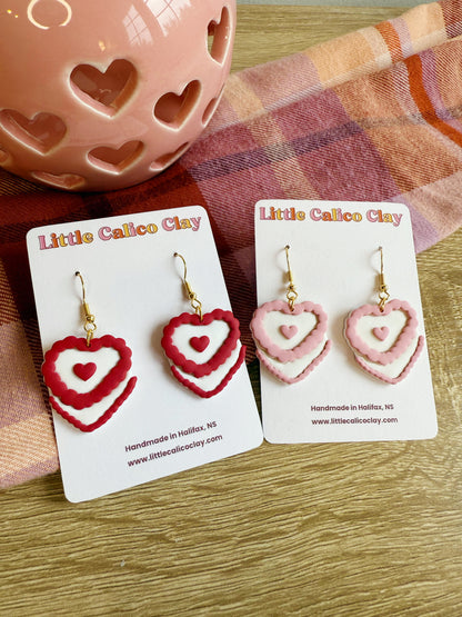 Heart Cake Dangles