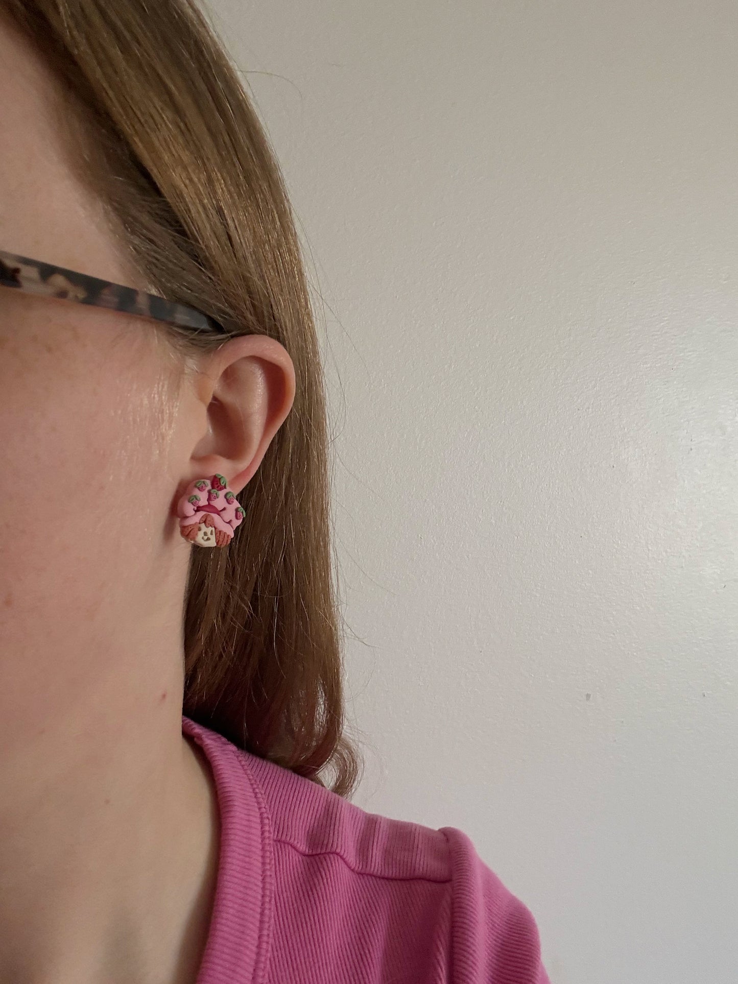 Strawberry Shortcake Studs