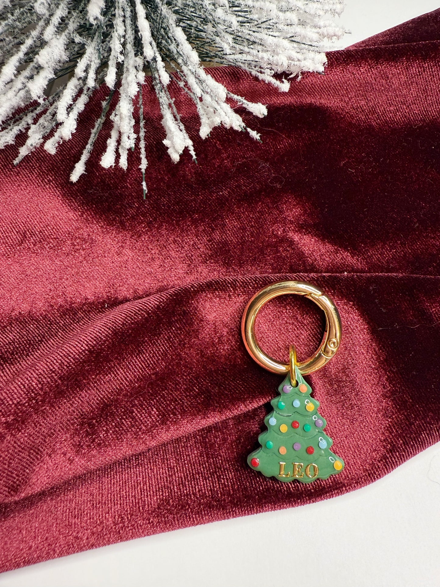 Christmas Tree Pet Tag