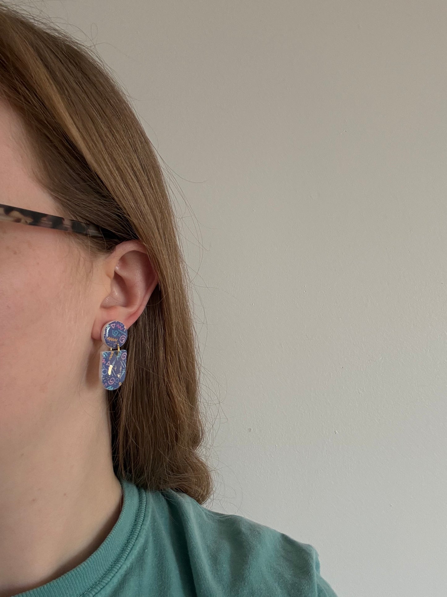 90s Print Mini Dangles