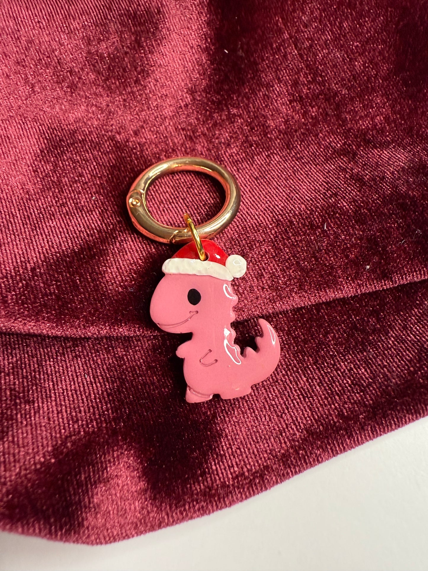 Holiday Dino Pet Tag
