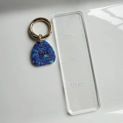 90s Print Pet Tag